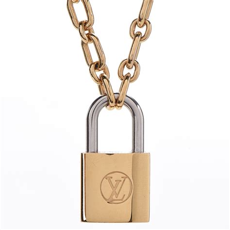 louis vuitton padlock necklace cheap|louis vuitton lock pendant necklace.